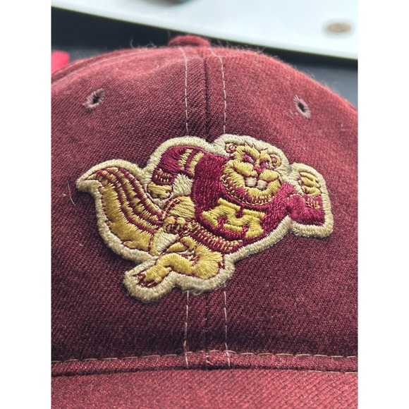 Vtg U of M Minnesota Golden Gophers Embroidered On Wool YA Snap Back Hat 1960s - Picture 7 of 9